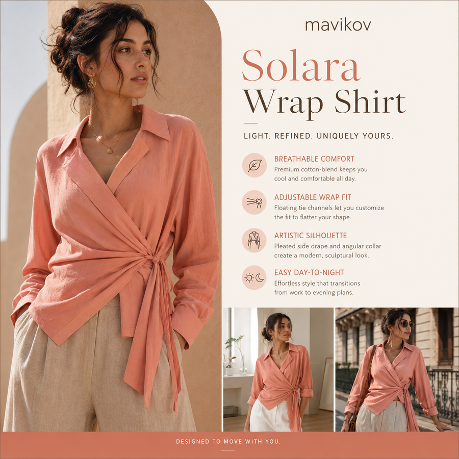 Mavikov™ Solara Wrap Shirt