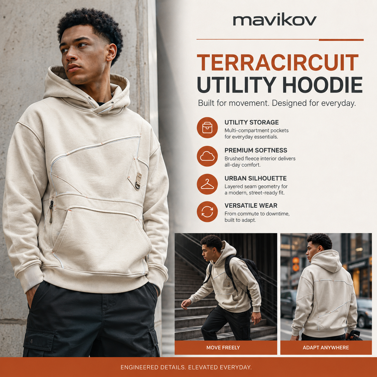 Mavikov™ Terracircuit Utility Hoodie