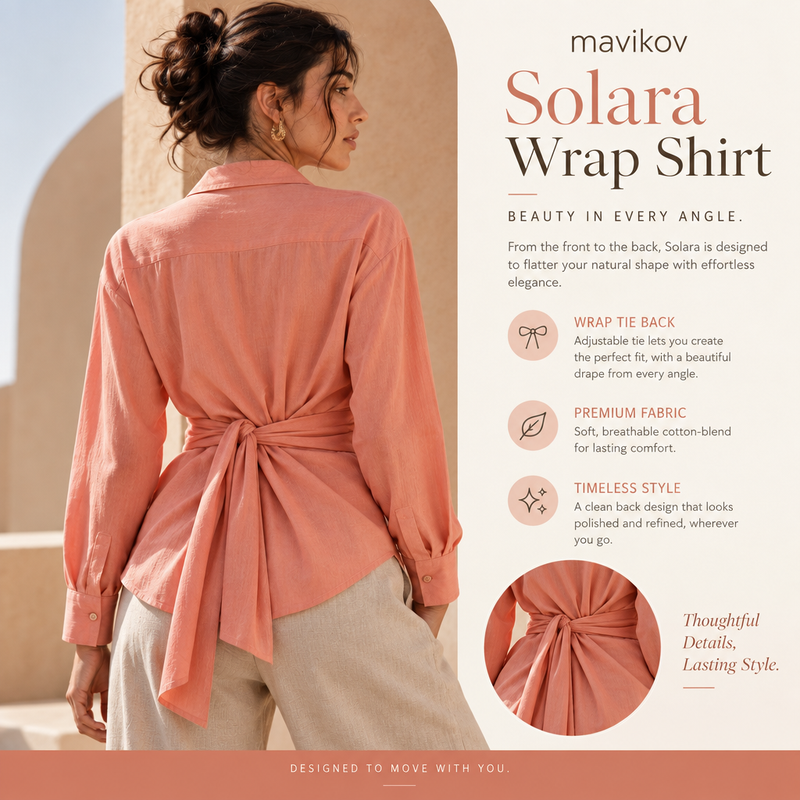 Mavikov™ Solara Wrap Shirt