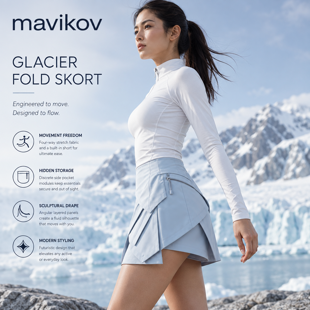 Mavikov™ Glacier Fold Skort