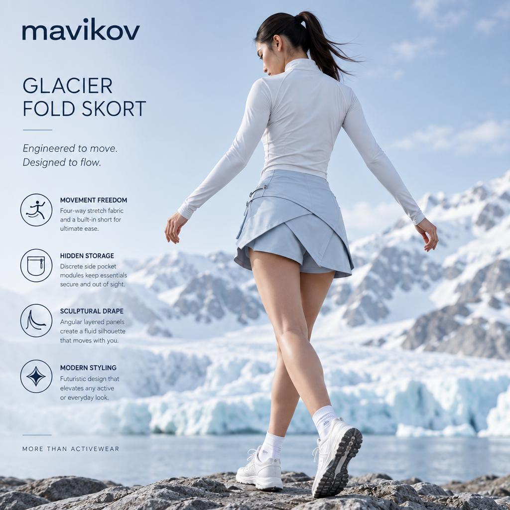Mavikov™ Glacier Fold Skort